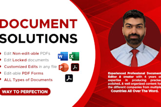 create editable fillable and interactive PDF form