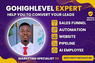 build gohighlevel snapshot ghl funnel go high level website automation va expert