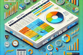 do excel data cleaning, formatting, pivot tables, merging