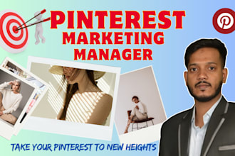 create pins and boards as a pinterest marketing manager