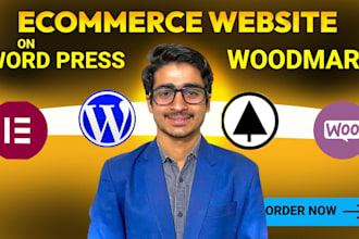 build woocommerce woodmart wordpress website