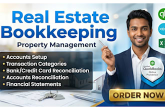 do real estate bookkeeping in quickbooks online and xero