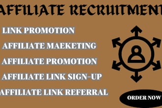 do affiliate link sigh up, affiliate recruitment, link promotion