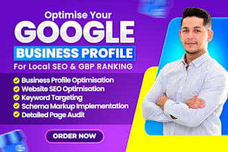 be your local SEO expert for google business profile