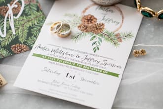 create a uniquely personalized wedding stationary