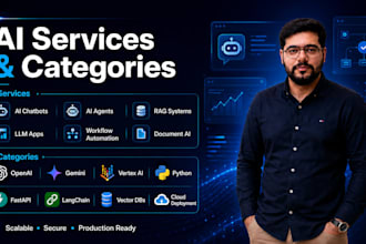 build ai chatbot, llm app, rag system, gemini and vertex ai