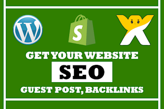 optimize website onpage SEO service wordpress shopify wix