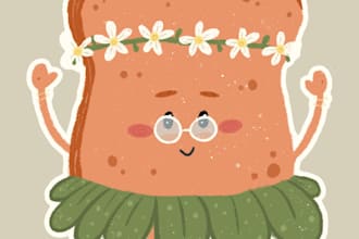 draw cute doodles for your project