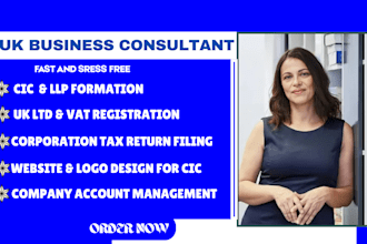 do UK ltd company registration, cic, company accounts and corporation tax return