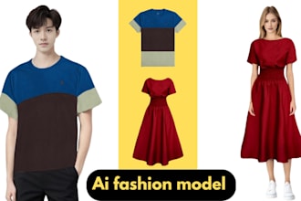 showcase your fashion designs on ai models