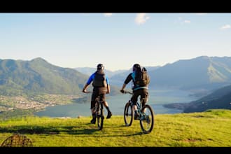 produce your video on como lake, or milano