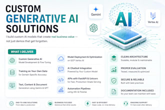 build custom generative ai models using gemini and vertex ai