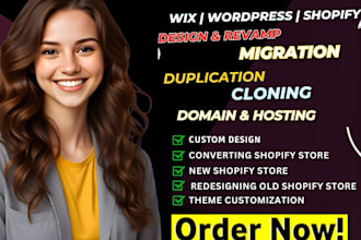 copy clone edit duplicate redesign shopify website design shopify landing page