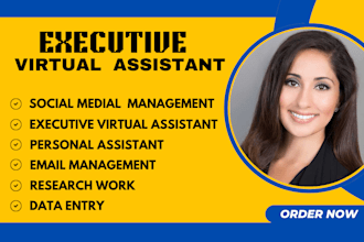 be your long term personal administrative executive virtual assistant data entry