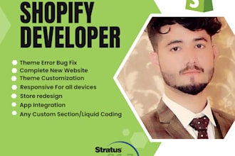 your shopify expert bug fix and shopify custom coding expert