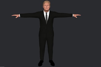custom 3d realistic character modeling,3d blender,3d rigging,metahuman character