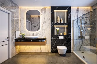 create 3d bathroom interior designs and realistic renderings