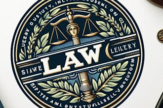 creation law firm logo design for you
