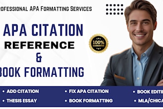 fix apa citation reference proofread thesis essay book editing and formatting