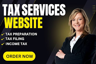 build tax preparation website, tax filing website, income tax website