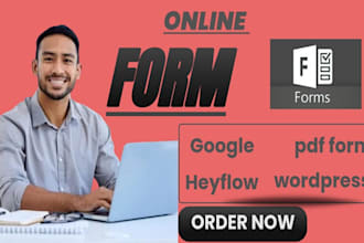 make responsive fillable pdf form google, wordpress form heyflow fast field form
