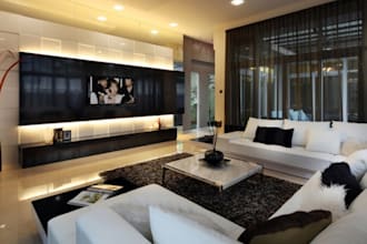 3d rendering interior design, bathroom, kitchen, living room architectural plan