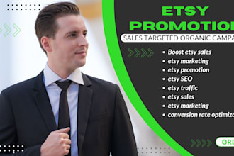 do esty shop promotion campaigns to boost esty sales