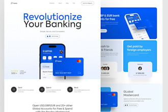 design custom online banking website payment method, alert and booking system