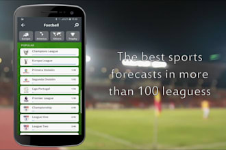 develop ai crypto sport betting app, ai sport prediction app, odds predict app
