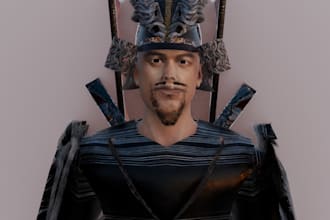 create stunning 3d character model for game,3d printing,miniature