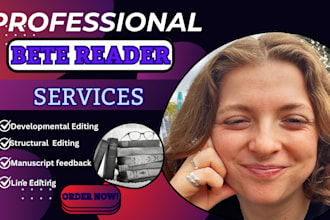 beta read and critique your manuscript novel memoir or story with expert fee