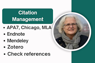 manage citations and references using zotero, mendeley, and endnote in apa7 etc