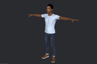 build 3d realistic metahuman character,3d rendering,3d animation,3d rigging