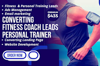 help generate personal trainer leads health and fitness coach leads manage ads