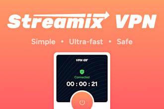 build VPN app, extension, gaming, streaming, vpn server, vpn, chrome extension
