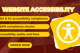 do website accessibility optimization for ada, eu guidelines, gdpr compliance