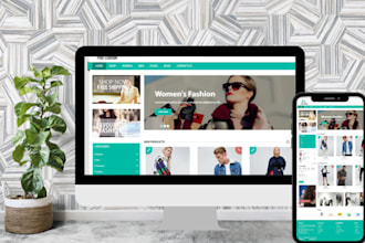 design clothing shopify website clothing website