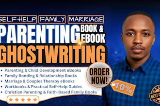 write self help, nonfiction, parenting, marriage, and family development ebook