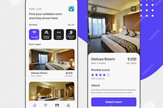 build hotel booking app, flight booking app, travel website, ticket booking app
