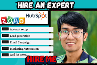 develop editable hubspot cms customize zoho crm   hubspot CRM hubspot website VA
