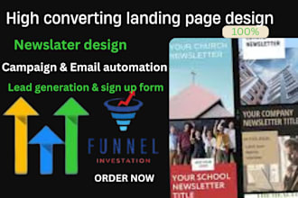 design figma canva landing page sign up form website funnel gohighlevel
