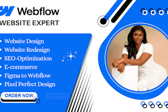 design or develop webflow website, figma to webflow, webflow framer website