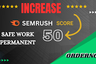 increase semrush authority score with sales funnel landing page from 0 to 70