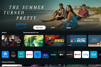 build iptv app, vod app, ott platform, smart tv, live integrate and subscription