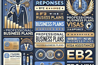 draft eb2 niw, e2, l1 US visas business plan for eb2 niw visa