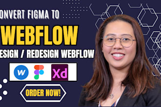 design, develop webflow website, figma to webflow conversion, figma to framer