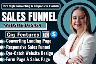 sales funnel landing page in systeme io, clickfunnel, kajabi, gohighlevel