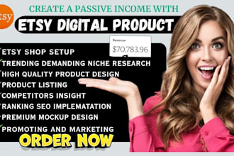 setup etsy digital product, etsy print on demand, etsy digital planner, etsy pod