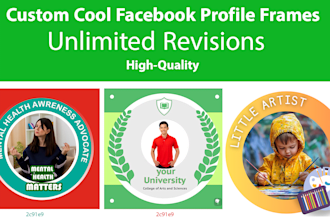design customized facebook frame for you