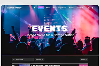 design music website dj website artist website podcast website band website